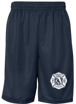 Shorts, Mesh with Pockets, Navy