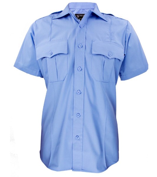Ladies Poly/Cotton Short Sleeve Shirt