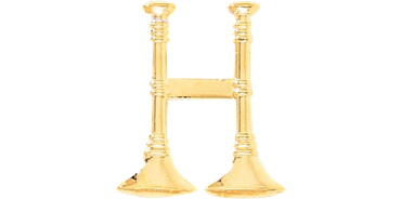 2 LINKED HORNS