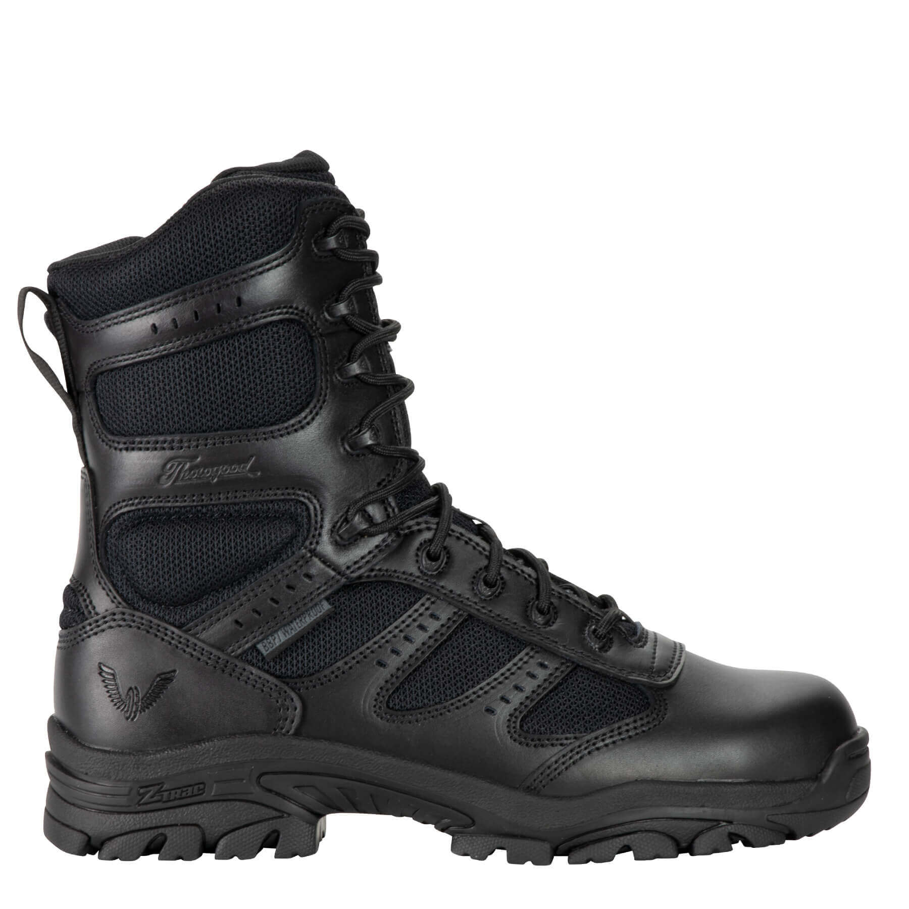 Thorogood Boot, 8" Side Zip Waterproof