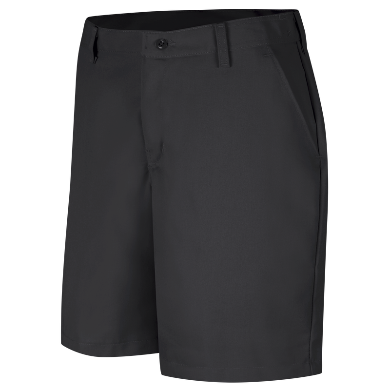 Red Kap Women's Plain Front Shorts - Charcoal