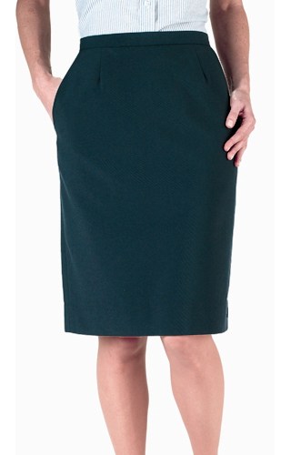 Straight Polyester Skirt