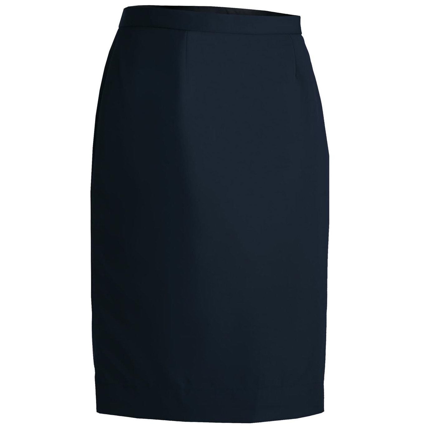 Polyester Straight Skirt - Navy