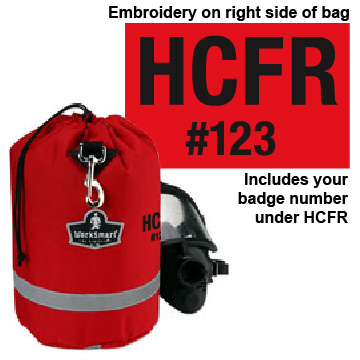 Red SCBA Mask Bag