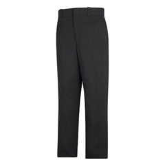 Men's Black Polyester 4-pocket Trouser