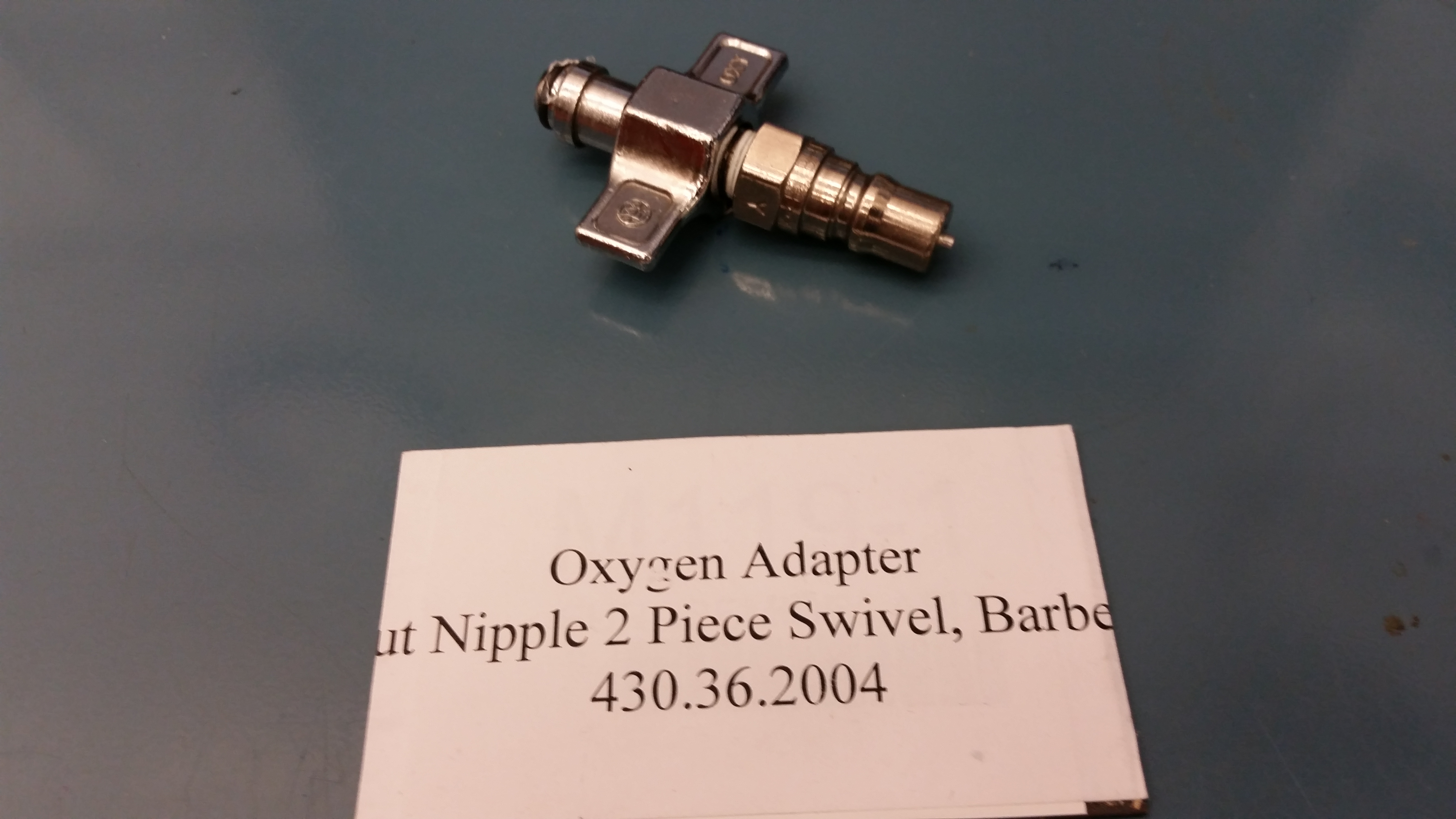 430.36.2004 Oxygen Adapter Swivel