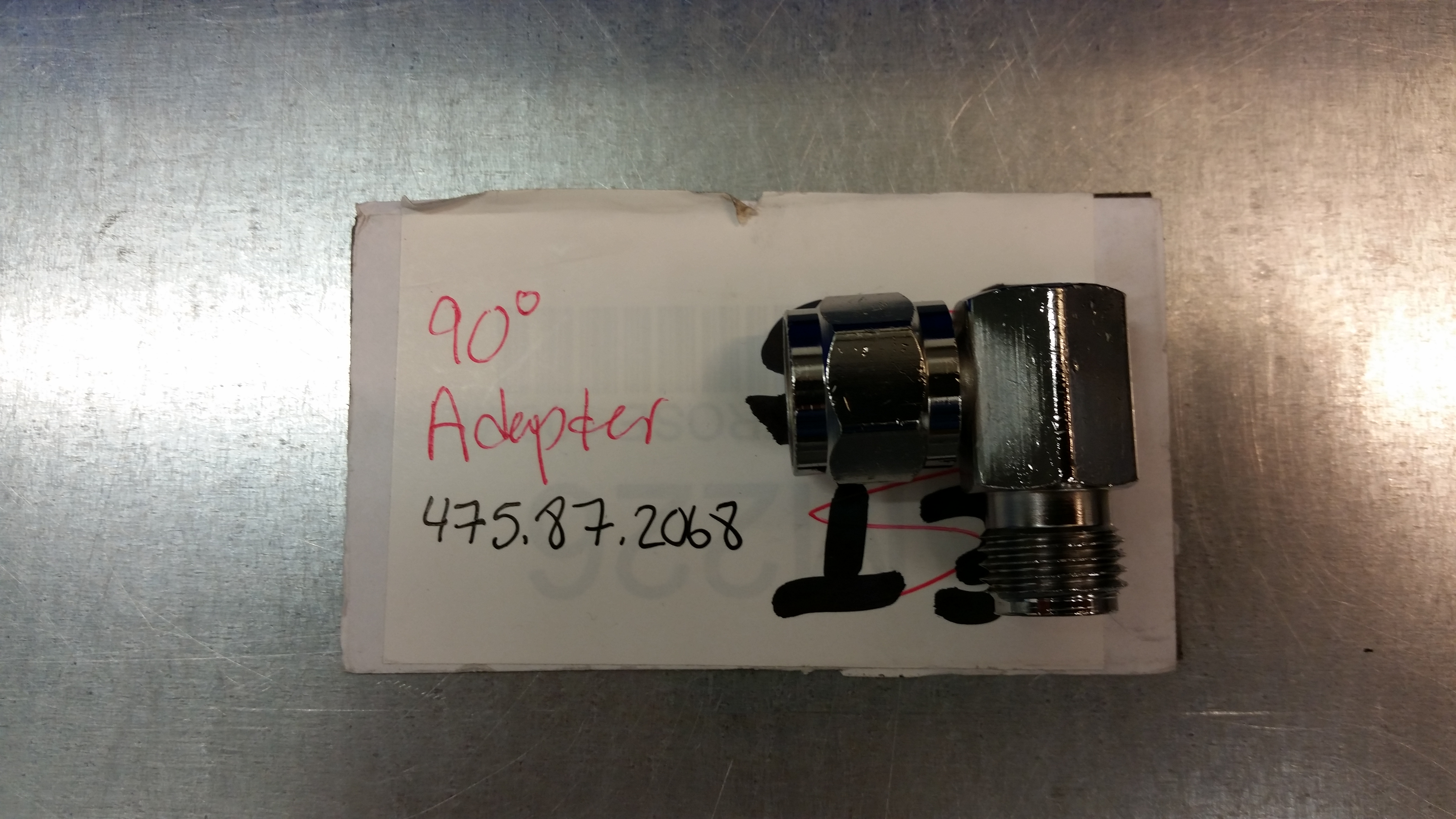 475.87.2082 90 Degree Adapter