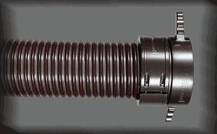 10' X 6" PVC STYLE HARD SUCTION HOSE, DESIGNED FOR SUCTION ONLY!