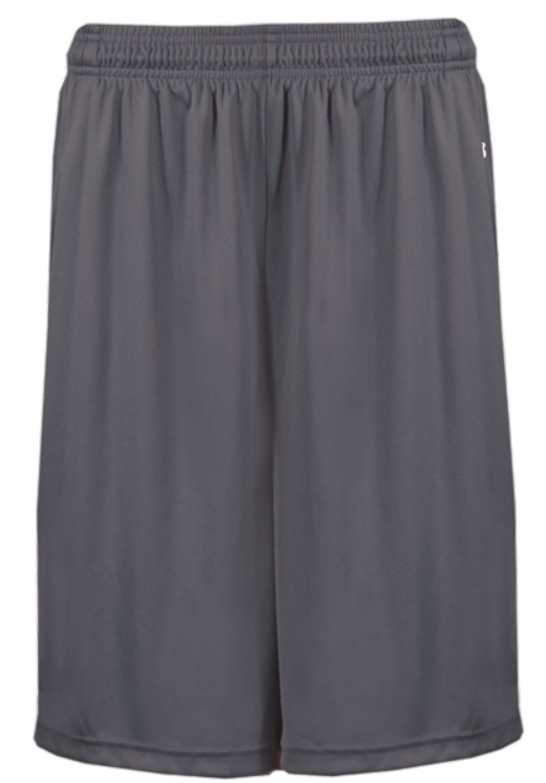 7" Mesh Shorts with Pockets, Graphite