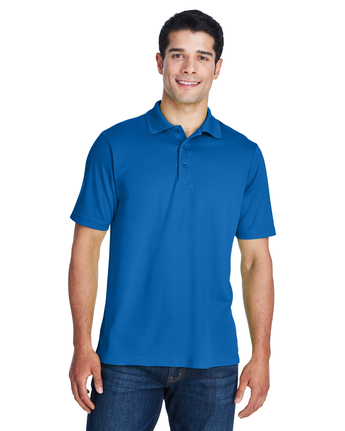 CAPT Men's Short Sleeve Polo, Cobalt