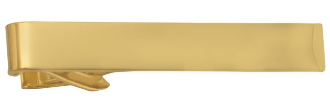 Polished Tie Bar, Gold