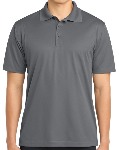 TALL FF/DE Men's Short Sleeve Polo, Tall, Iron Grey