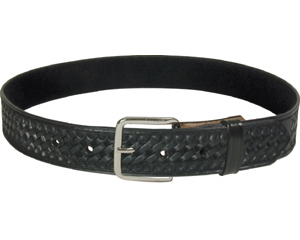 Belt, 1.75" Basketweave Leather