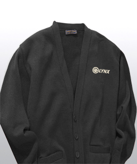 Cardigan Sweater, Unisex, Black