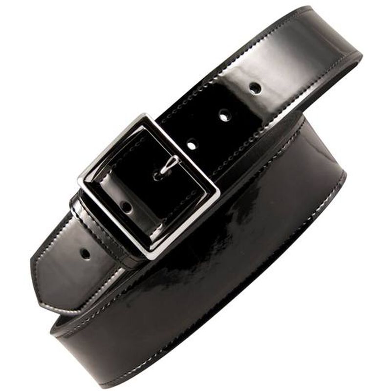 Boston Leather 1.75" Wide Garrison Belt. Black