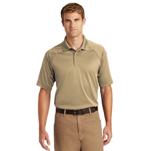 CornerStone® - Select Snag-Proof Tactical Polo S/S - Tan