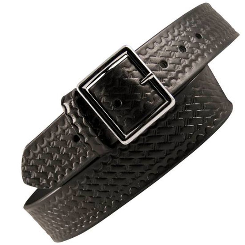 Boston Leather 1.75\" Wide Garrison BW Belt. Black