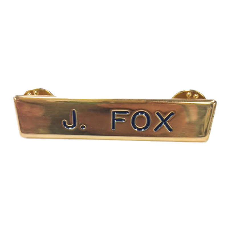 Gold Name Plate