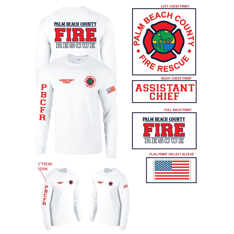 (ASSISTANT CHIEF) Officer Drifit L/S Tee