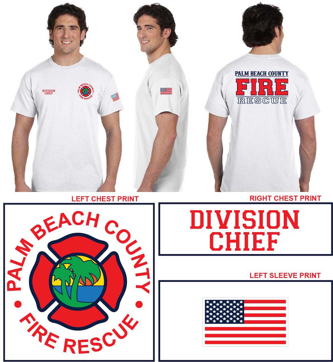 (DIVISION CHIEF) Officer S/S Tee