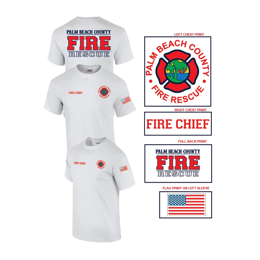 (FIRE CHIEF) Officer Drifit S/S Tee