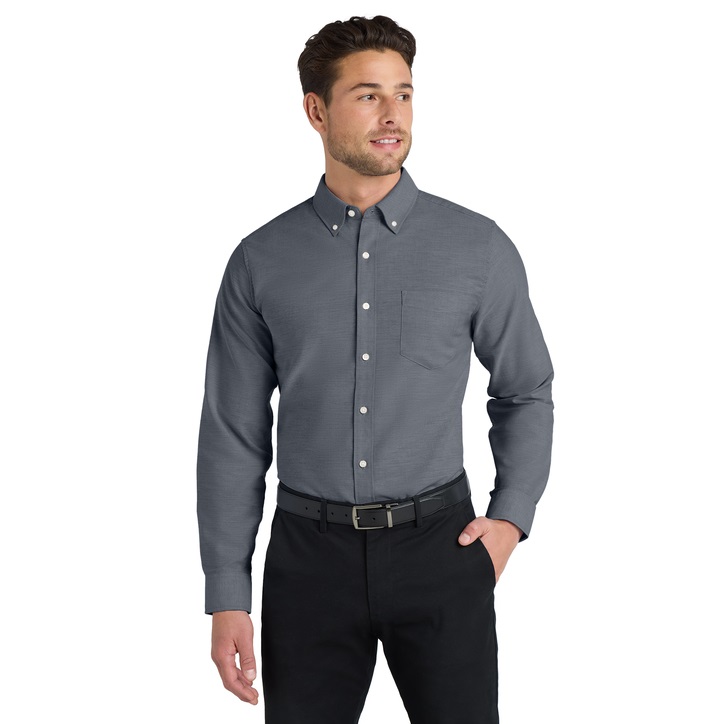 Port Authority® Tall SuperPro™ L/S Oxford Shirt