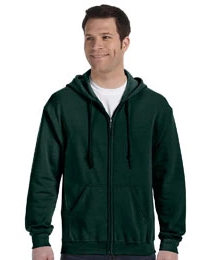 G186 Full Zip Hooded Sweatshirt