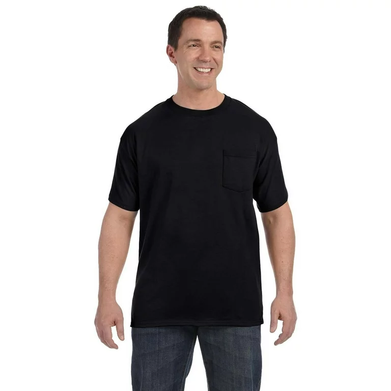 H5590 Hanes S/S T-Shirt w/Pocket