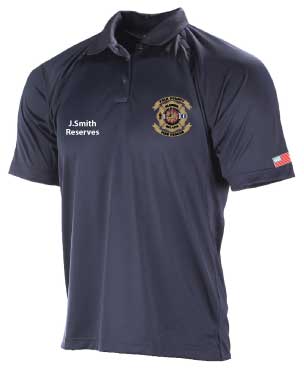 (RESERVES) MEN'S S/S Polo Shirt, Navy