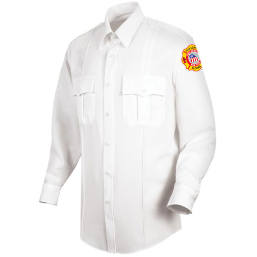 Uniform Shirt, Mens Long Sleeve (White)