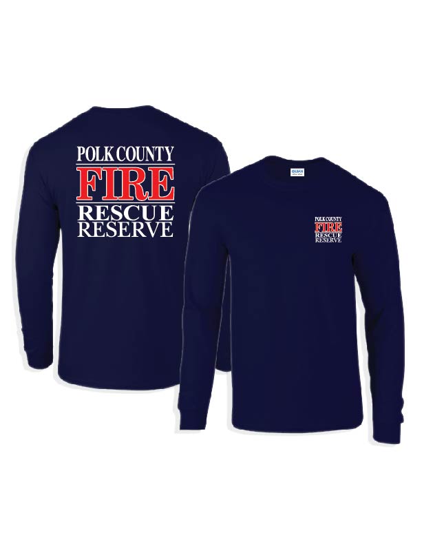 Men's Cool & Dry L/S Tee, Navy (Reserves)
