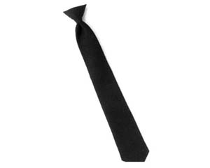 18" Clip-On Tie, Navy