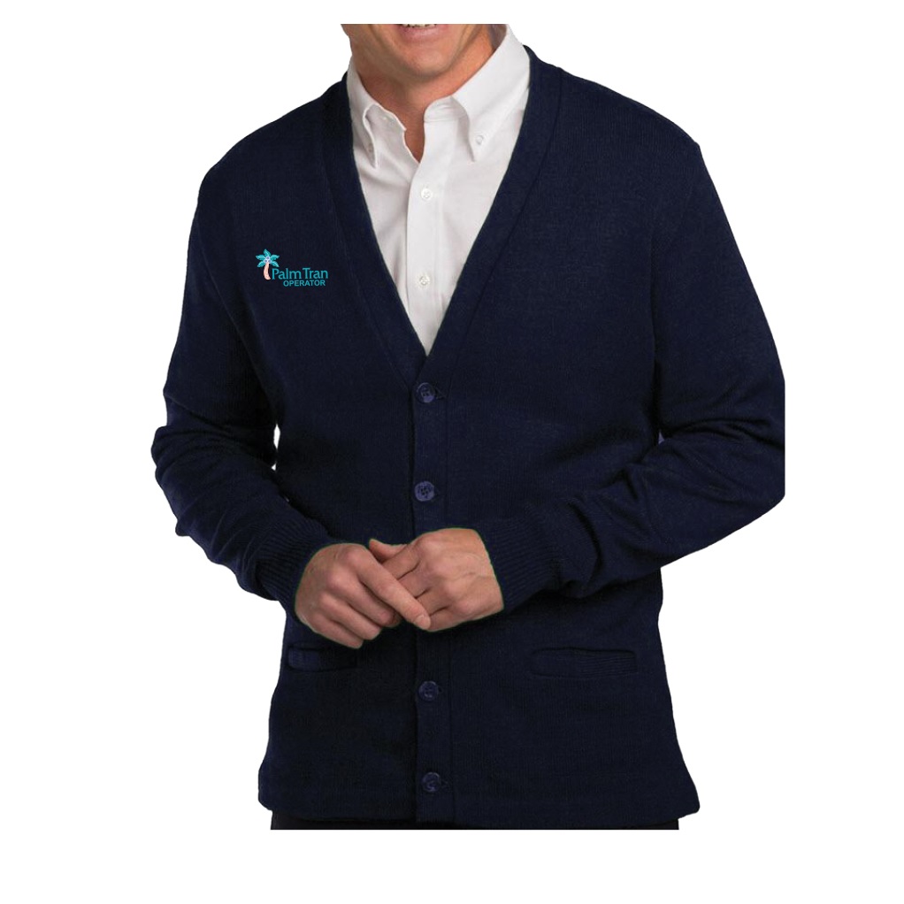 Men's Cardigan Sweater - Bus Operator
