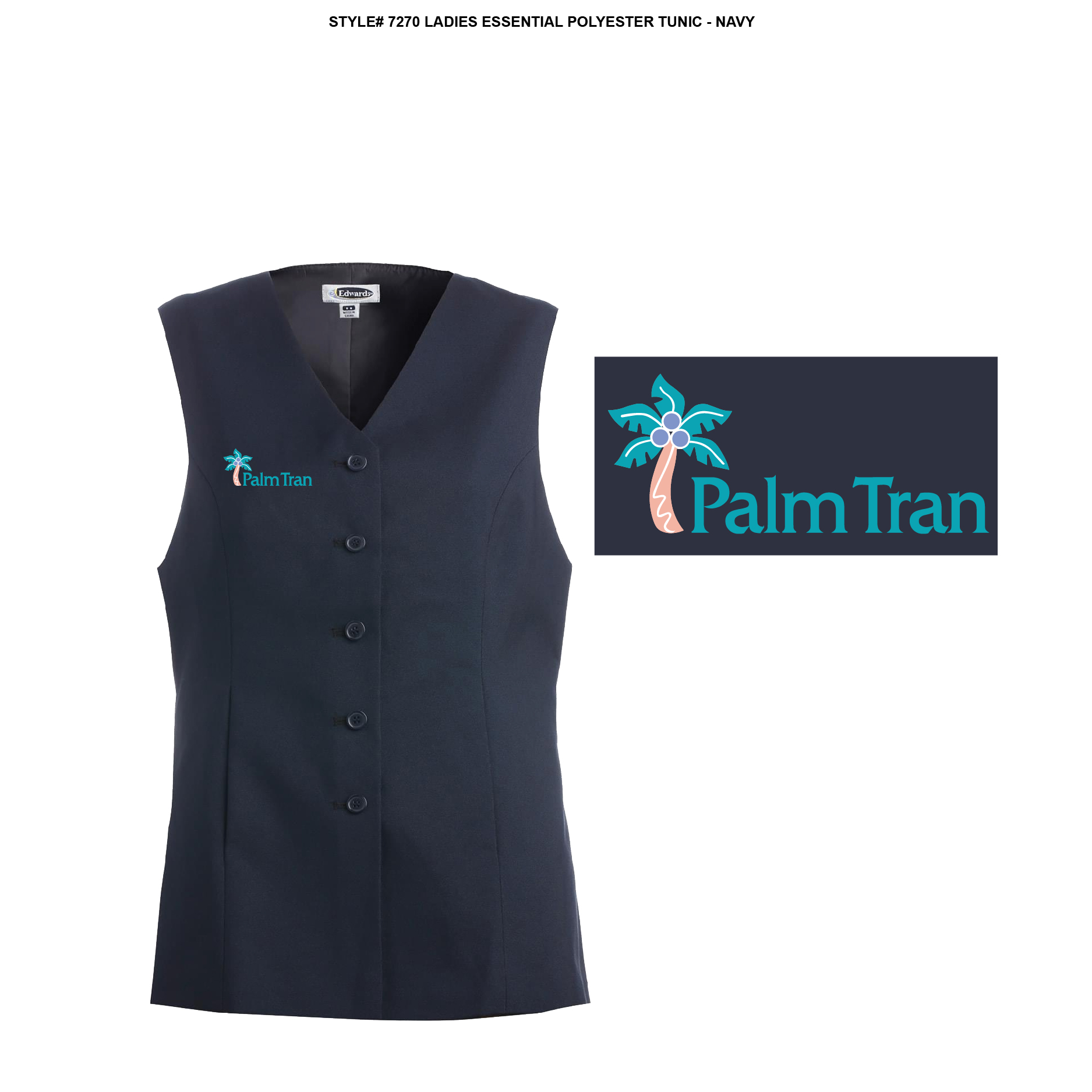 Ladies Essential Polyester Vest - Bus Operator