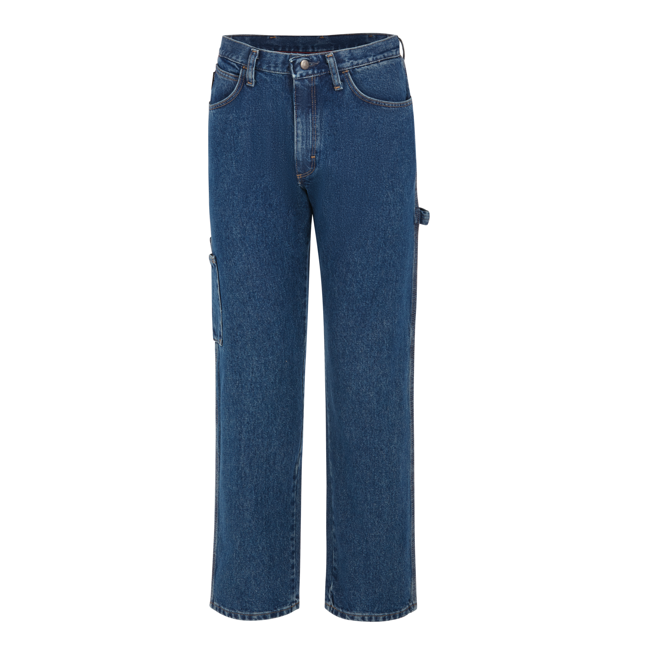 Bulwark Men's Heavyweight Excel FR Denim Dungaree - Blue Denim