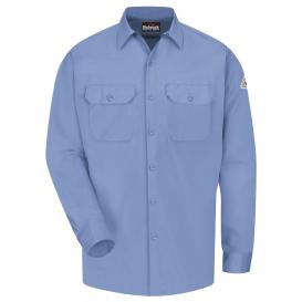 Bulwark FR Men's Midweight Work Shirt - Light Blue